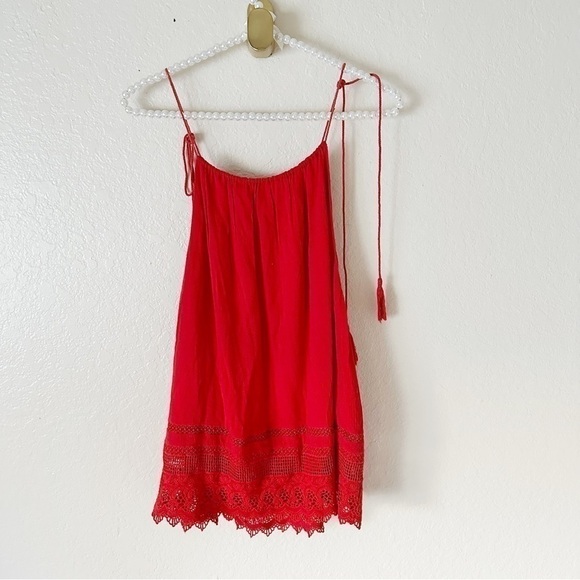 NEW Alice + Olivia Dania red tank size L - Picture 7 of 12